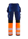 Blaklader Dames High Vis 4-weg Stretch Werkbroek 3.0 miniatuur