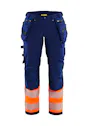 Blaklader Dames High Vis 4-weg Stretch Werkbroek 3.0 miniatuur