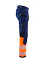 Blaklader Dames High Vis 4-weg Stretch Werkbroek 3.0 miniatuur