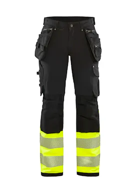 Blaklader Dames High Vis 4-weg Stretch Werkbroek 3.0