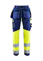 Blaklader Dames High Vis Werkbroek met Stretch miniatuur