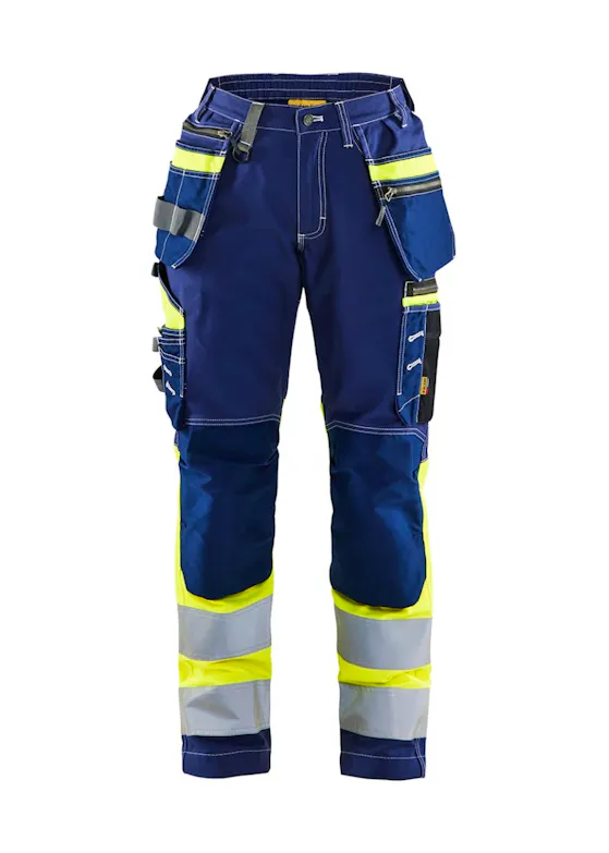 Blaklader Dames High Vis Werkbroek met Stretch