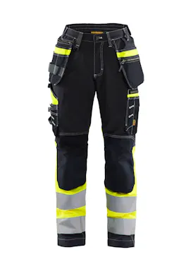 Blaklader Dames High Vis Werkbroek met Stretch