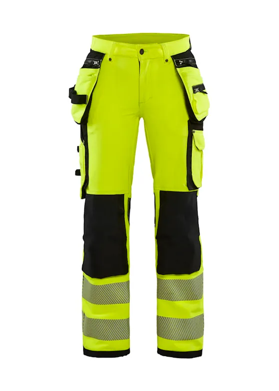 Blaklader Dames High Vis 4-Weg Stretch Werkbroek