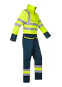 Sioen 7253N3 Regenoverall Vlamvertragende Antistatische Signalistatie Winter miniatuur