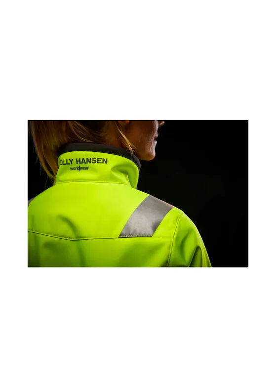 Helly Hansen Luna High Vis Softshell Jas Dames