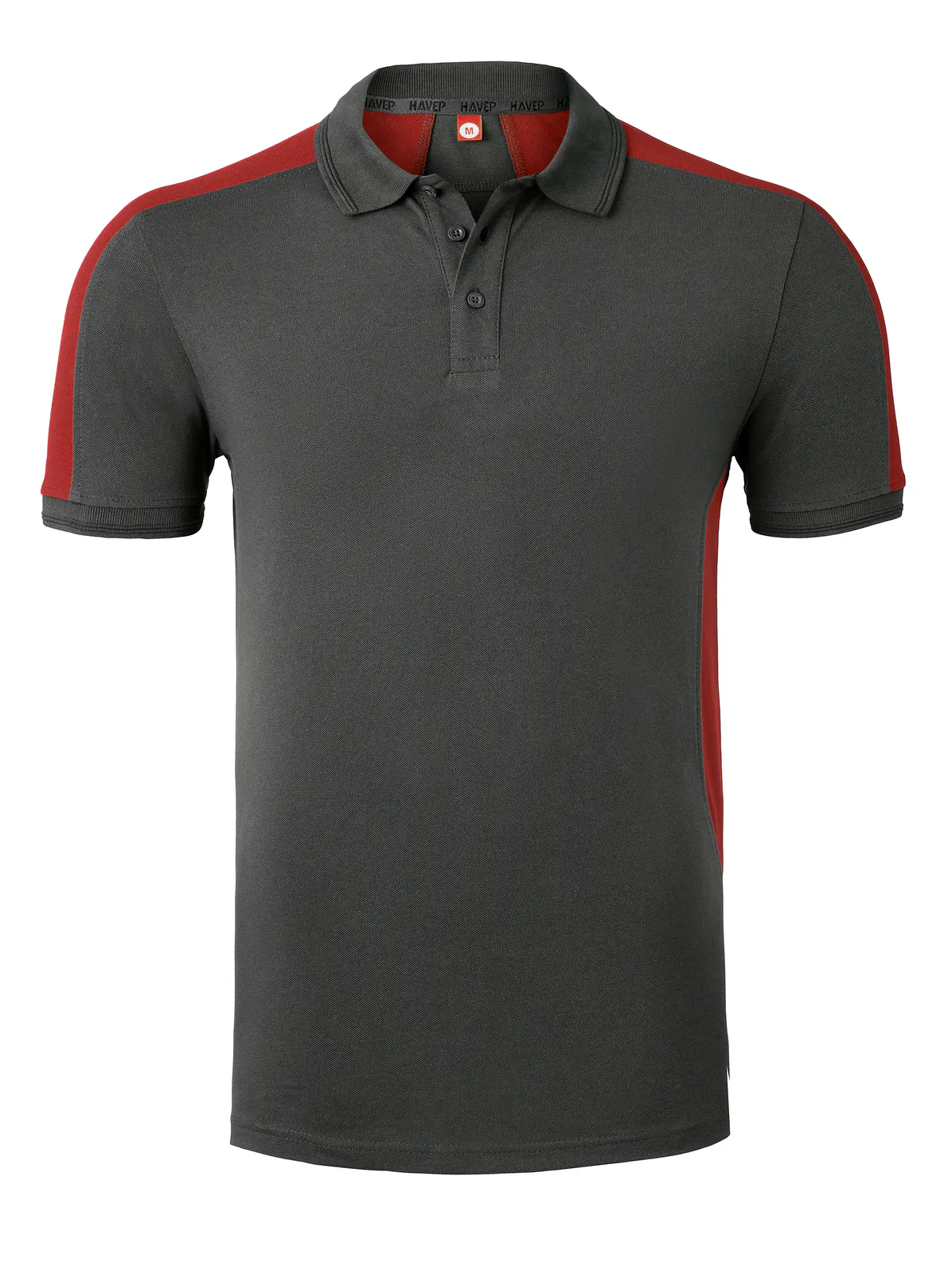 Charcoal/rood