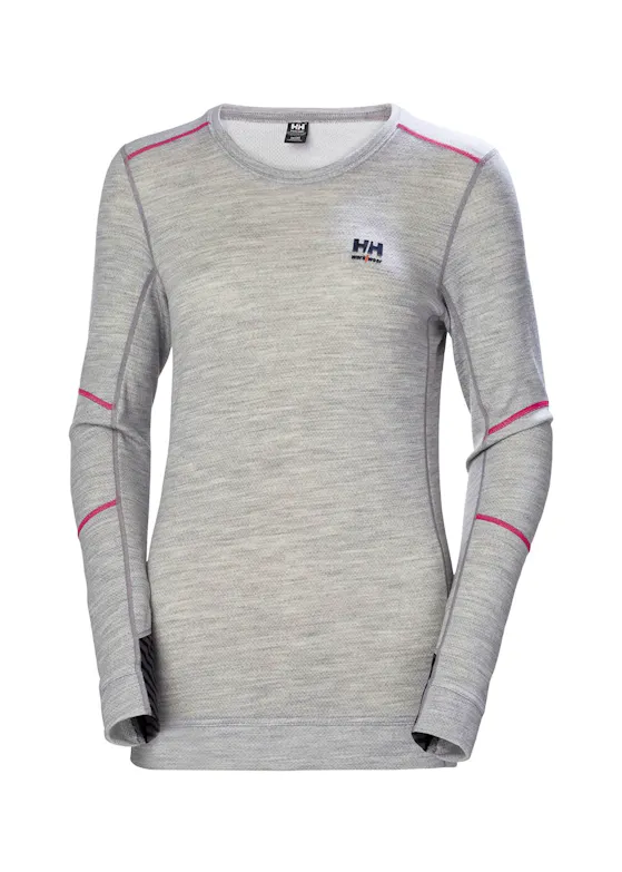 Helly Hansen HH Lifa Crewneck Merino Verwarmd Dames Base Layer