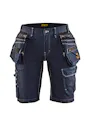 Blåkläder 7992 Dames Short Denim Stretch X1900 miniatuur