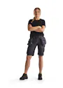 Blåkläder 7992 Dames Short Denim Stretch X1900 miniatuur