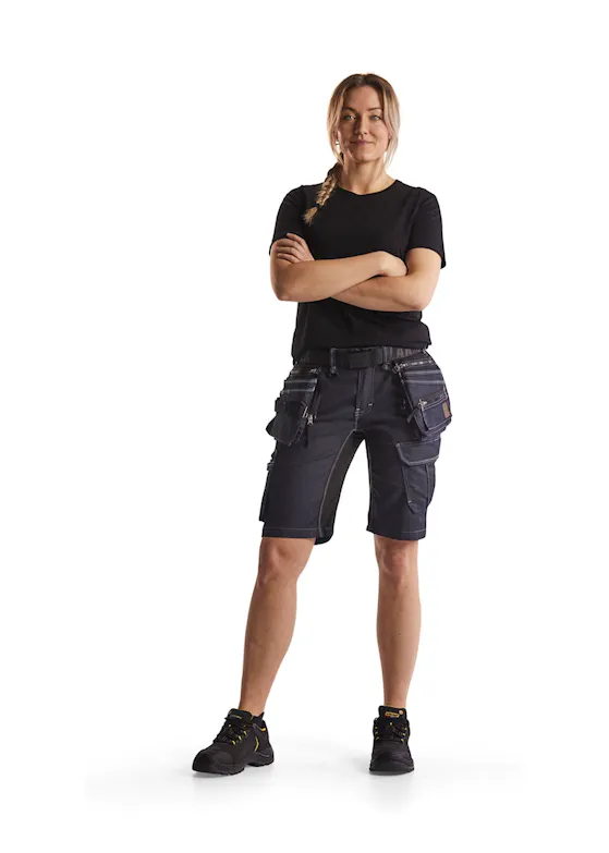 Blåkläder 7992 Dames Short Denim Stretch X1900