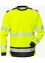 Fristads 114100 T-Shirt Lange Mouwen High Vis Klasse 3 7724 THV UV-bescherming Stiby miniatuur