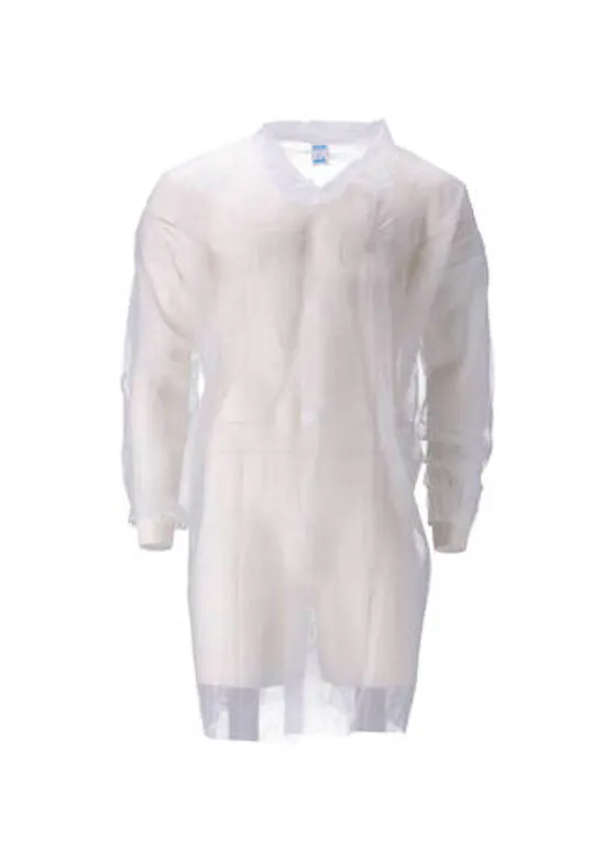 CMT Bezoekersjas Non Woven PP High Weight Rits (100 stuks)