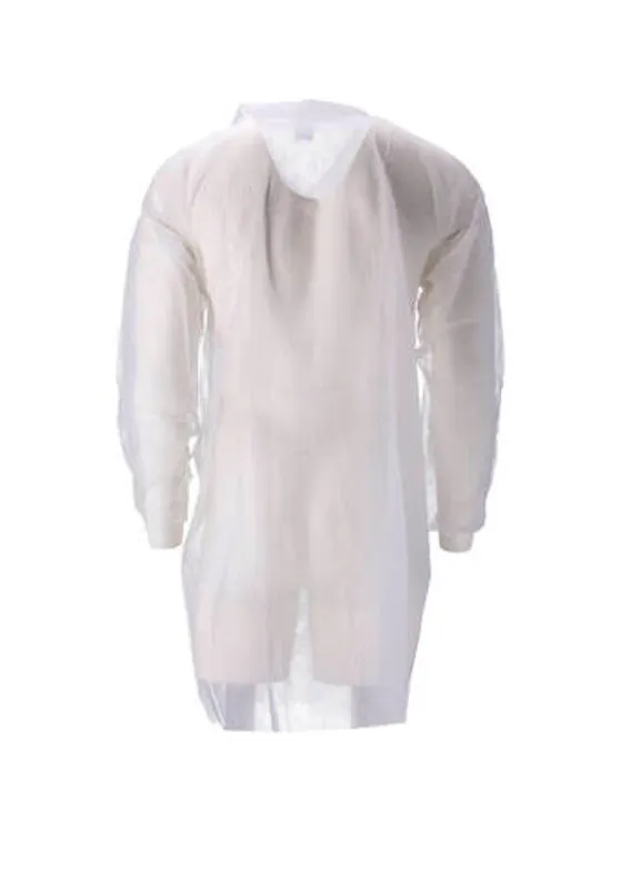 CMT Bezoekersjas Non Woven PP High Weight Rits (100 stuks)