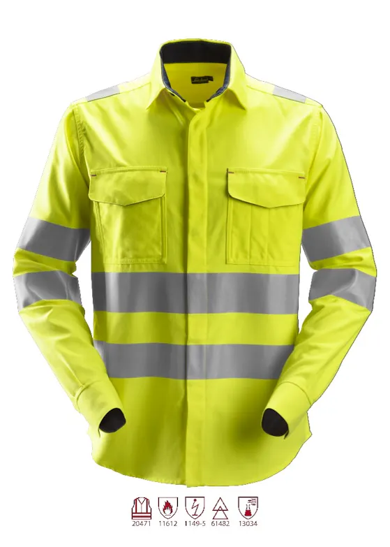 Snickers Workwear ProtecWork 8562 Shirt met Lange Mouw Vlamwerend