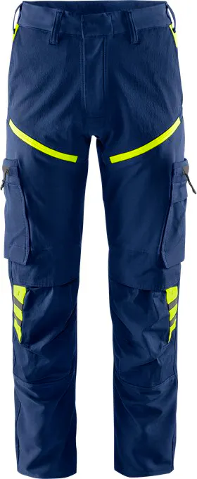 556-Marineblauw/hi-vis geel