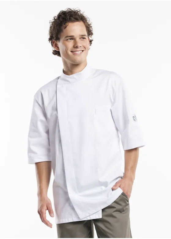 Chaud Devant Bacio Wit Short Sleeve Koksbuis