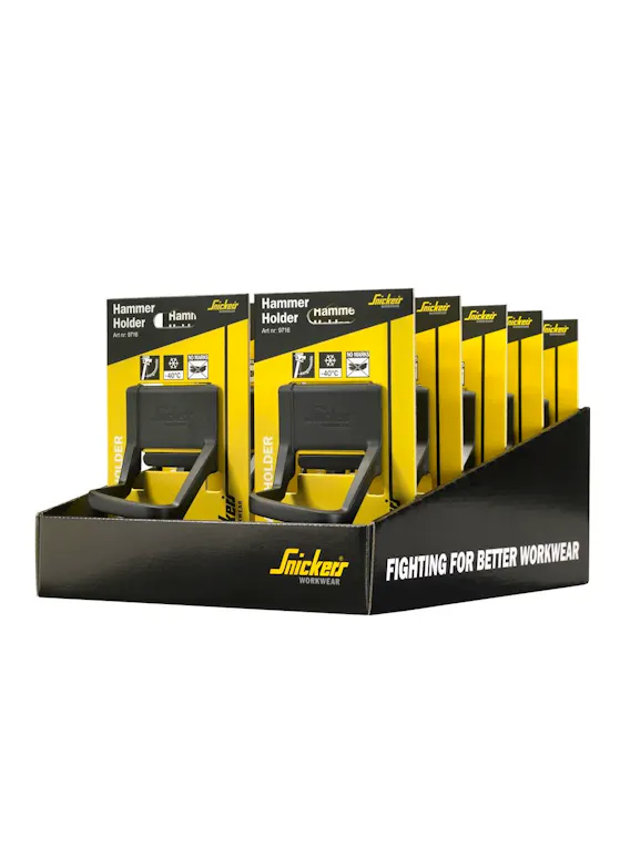 Snickers Workwear Hamer Houders Display Box 10 stuks 9736