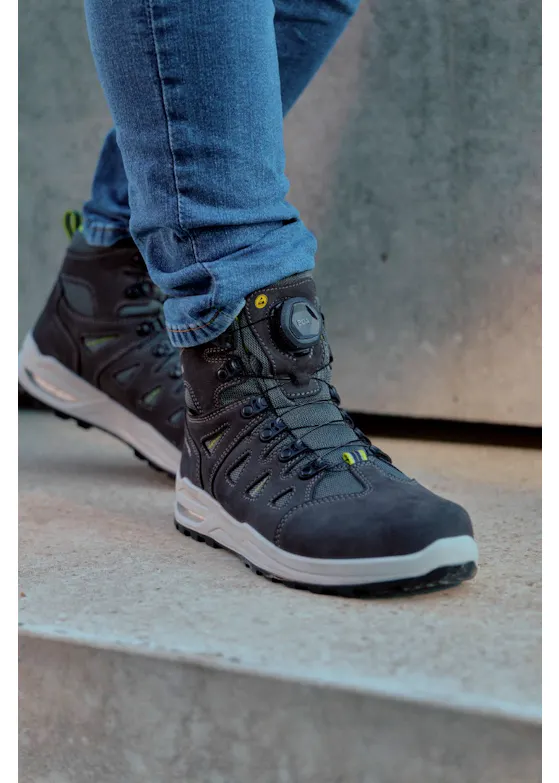 Elten Riley XXF BOA® GTX Grey-Lime Mid ESD O2 WR CI