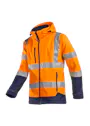 Sioen Gelamineerde Signalisatie Softshell Jas met Afneembare Kap Fuller 9933A2TU1 miniatuur