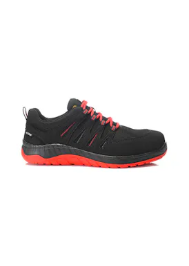 Elten Maddox Compo Black-Red Low ESD S3S Werkschoen