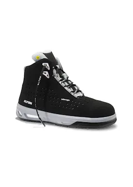 Elten IMPULSE XX10 black-grey Mid ESD S1 Werkschoen
