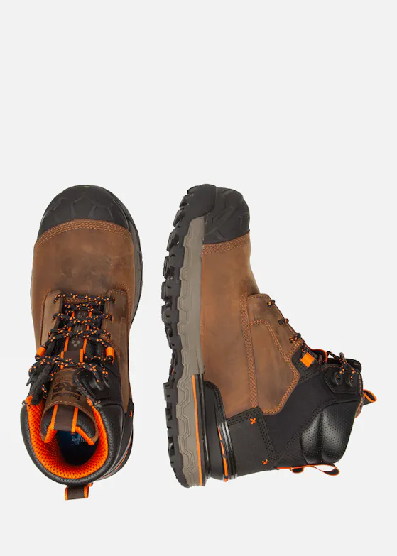 Timberland Pro Boondock 6" Safety BT S7S Werkschoen Bruin