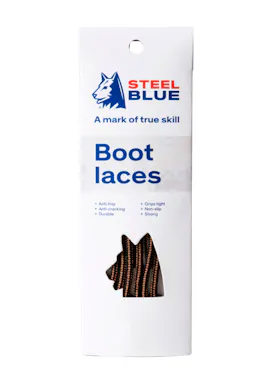 Steel Blue Veters/Laces Zwart/Bruin 140 cm 2 Paar