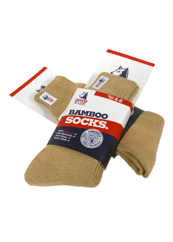 Steel Blue Socks 92% Bamboo A-0001