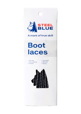 Steel Blue Veters/Laces Zwart-Graphene 2 Paar