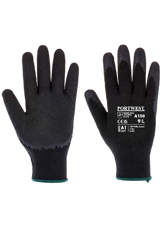 Portwest A150 Klassieke Latex Grip Werkhandschoen