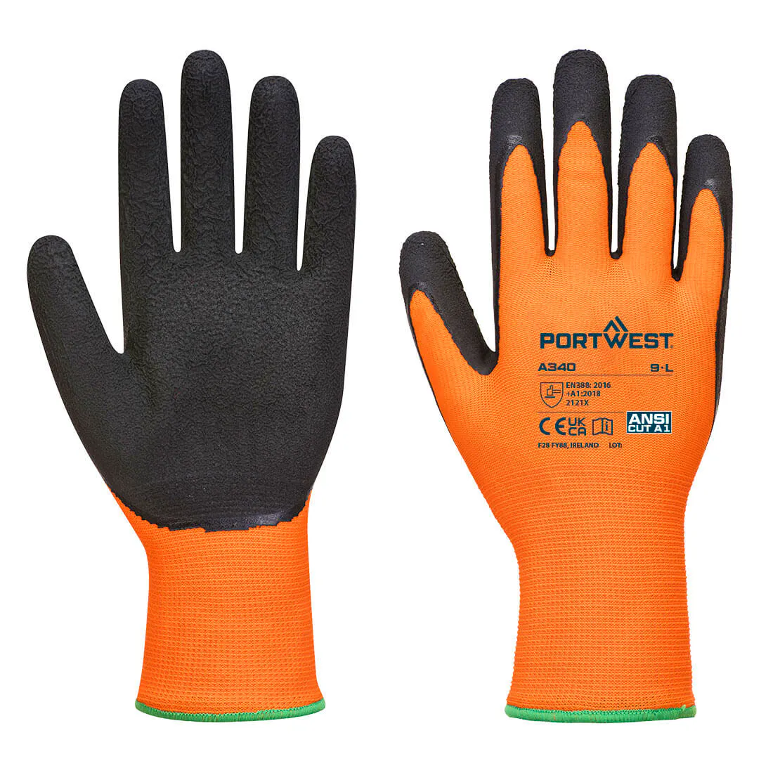 Oranje/zwart