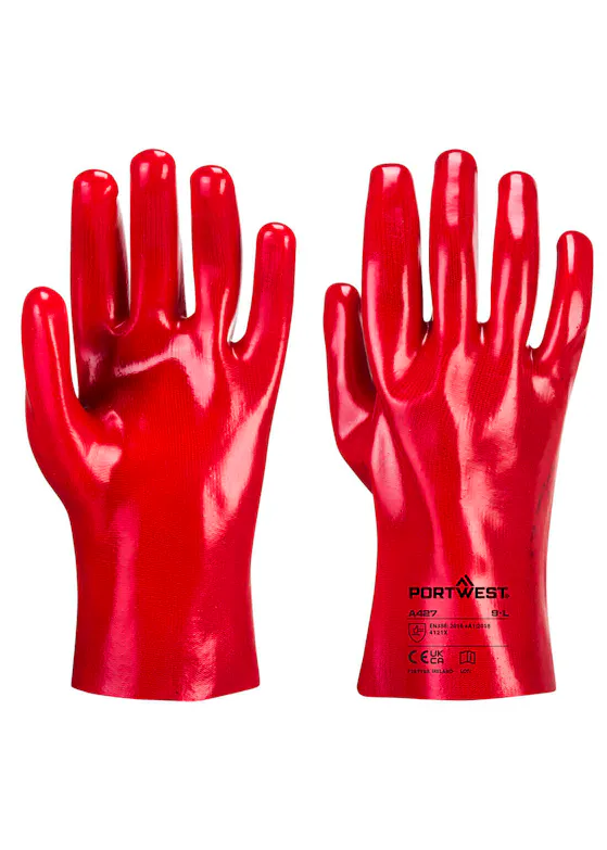 Portwest Grip 12 PVC Gauntlet 27cm