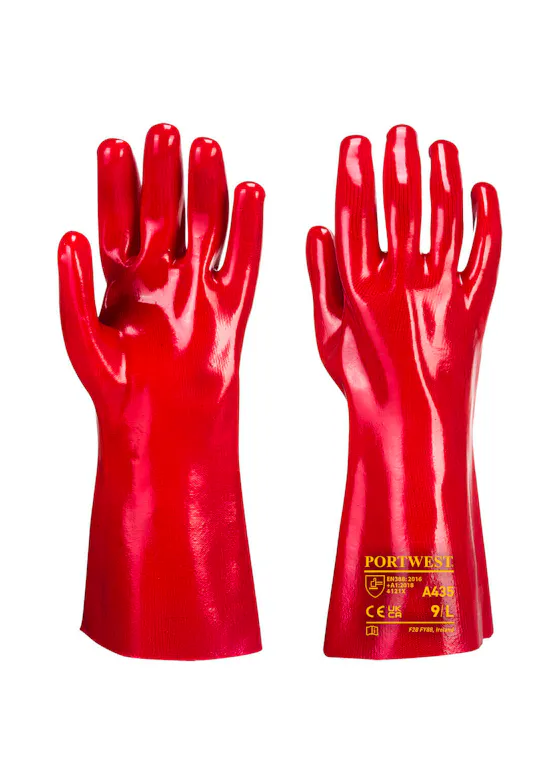 Portwest Grip 12 PVC Gauntlet 35cm