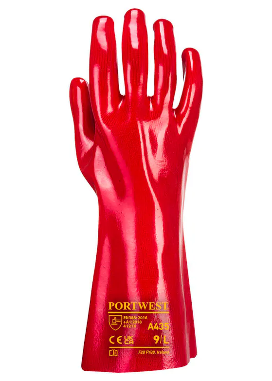 Portwest Grip 12 PVC Gauntlet 35cm