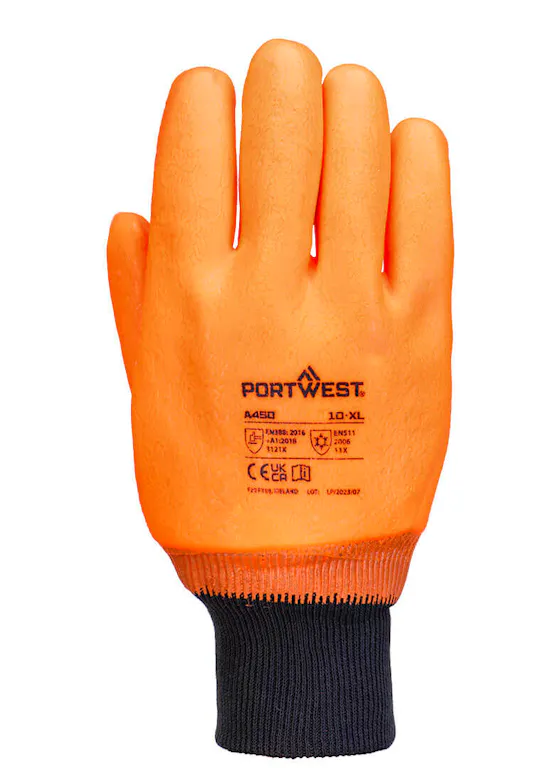 Portwest Weatherproof Hi-Vis Glove
