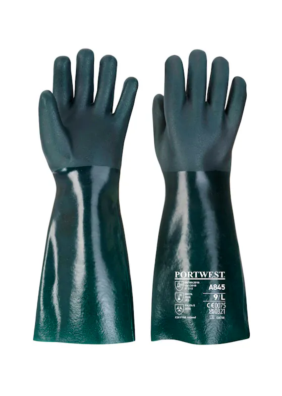 Portwest Double Dipped PVC Gauntlet 45cm