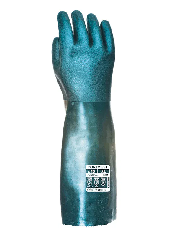 Portwest Double Dipped PVC Gauntlet 45cm