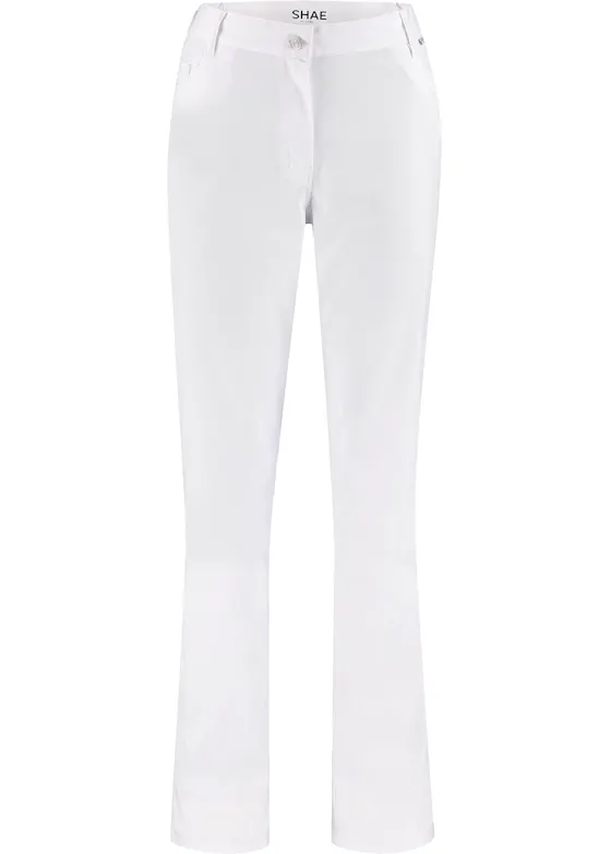 SHAE Care Dames Pantalon regular-fit Alice wit 20260A