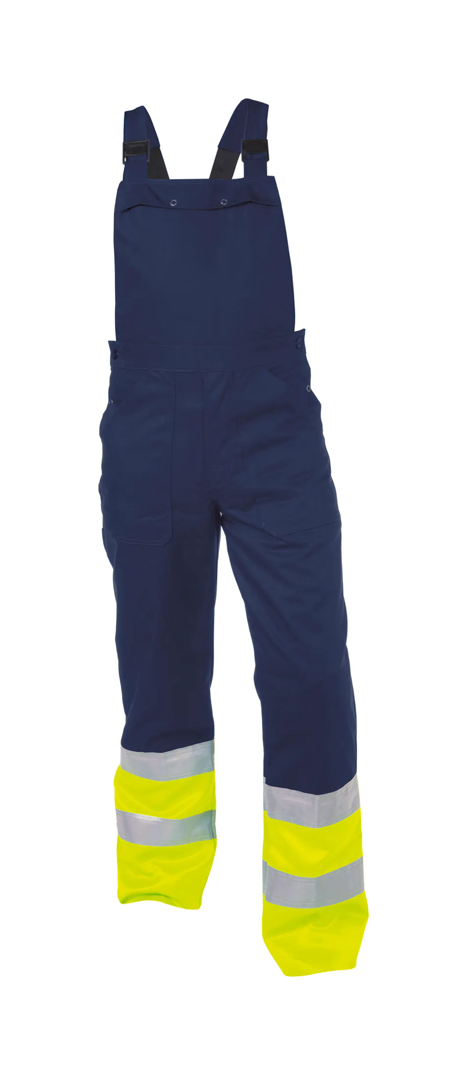 High Vis Geel/Marineblauw