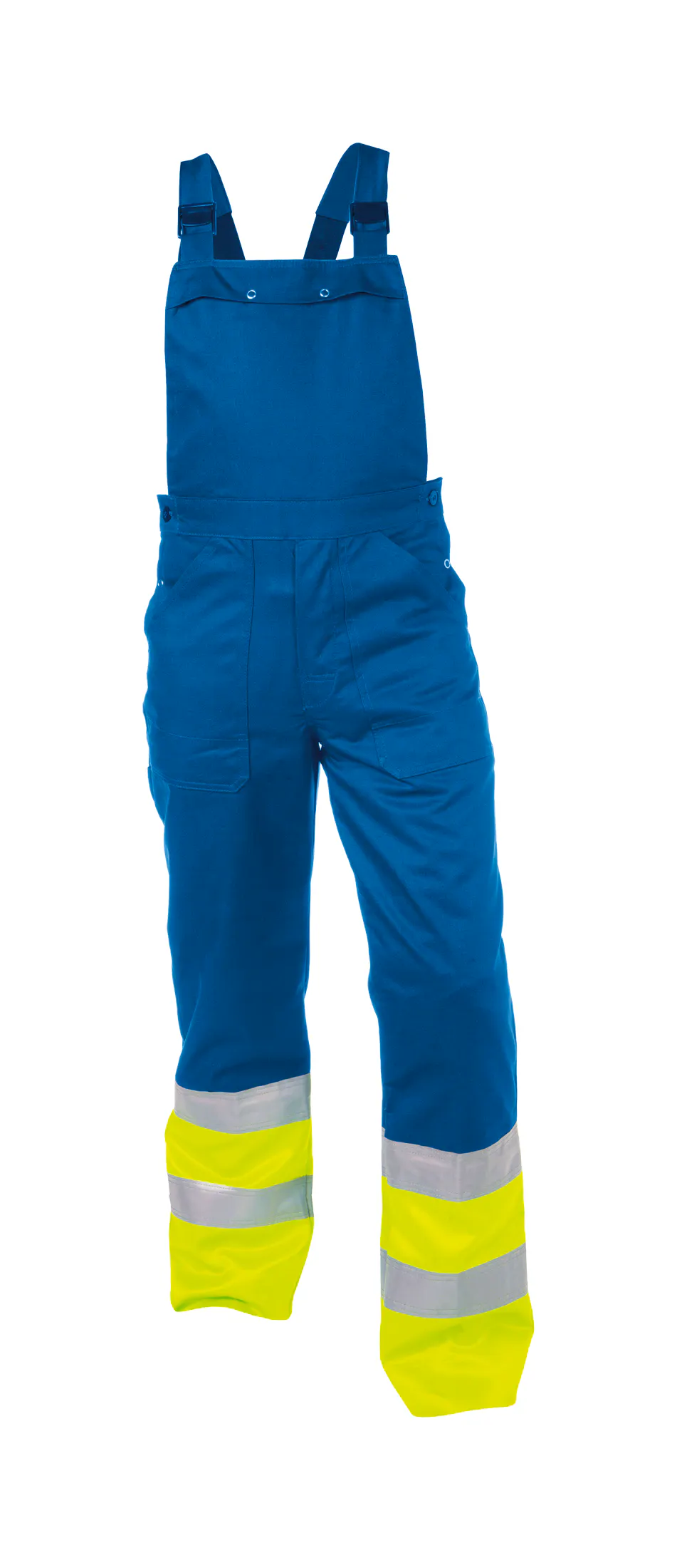 Korenblauw/Fluo geel