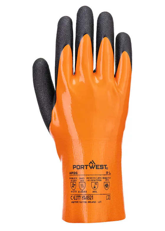 Portwest Grip 15 Nitrile Double Gauntlet 