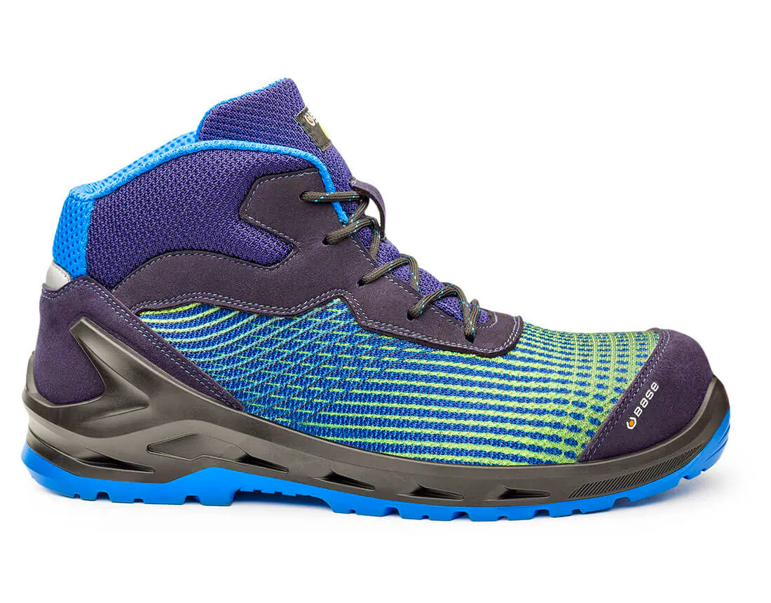 Marineblauw/Fluo