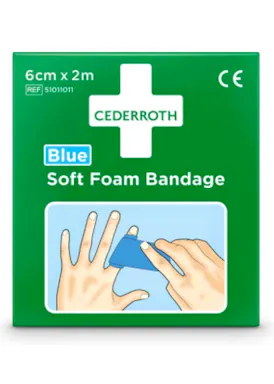 Cederroth Soft Foam Bandage Blue 2m (14946354)