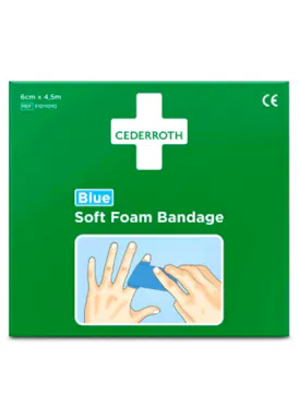Cederroth Soft Foam Bandage Blue 4,5m (14946194)