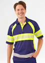 Blåkläder 3338 Poloshirt High Vis Klasse 1 miniatuur