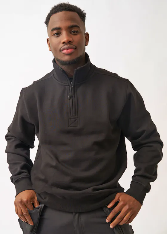 Blåkläder 33651048 Sweatshirt Jersey Halve Rits Regular Fit