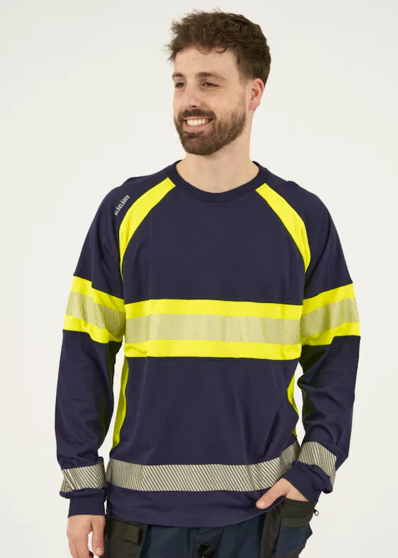 Blaklader 35101030 T-shirt Lange Mouwen Reflecterend High Vis