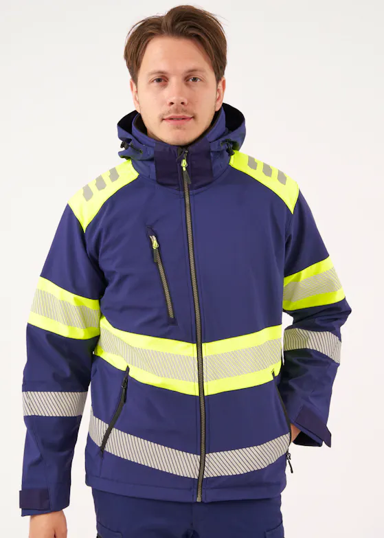 Blåkläder 4494 Softshell Jack High Visibility