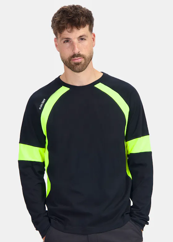 Blaklader 3520 T-shirt Regular fit Lange Mouw Hi-vis